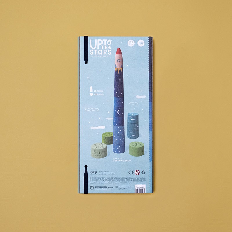 juguete de madera para apilar